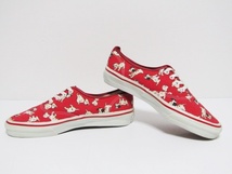 90s 新品 Made in USA VTG VANS AUTHENTIC Disney One Hundred and One Dalmatians Red DS US W11 バンズ オリジナル ビンテージ デッド_画像4