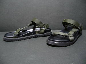 【　送料無料・新品・未使用　】　定価¥14,289 LUCA IACHINI ルカイアキーニ STRAP SANDAL ストラップサンダル BM/600 カーキ 43(27.5cm)