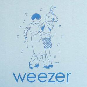 【新品】Weezer Tシャツ Mサイズ Sax オルタナ ギターポップ グランジ バンドT エイドリアントミネ シルクスクリーンプリントの画像2