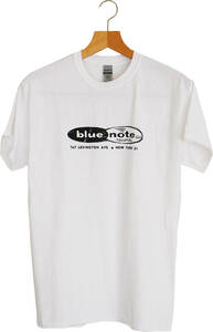 【新品】Bluenote Tシャツ Mサイズ Wht ブルーノート ロゴマーク Blue Note Miles Davis Bill Evans