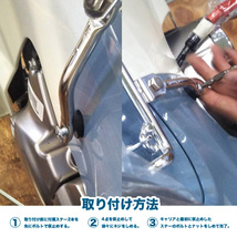 TWR製 スーパーカブ C125 用 センターキャリア ( ベトナムキャリア ) カブ キャリア ＆ TWR製 防水バッグ セット_画像6