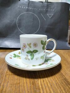 【未使用】WEDGWOOD カップ&ソーサー ワイルドストロベリー ２客セット