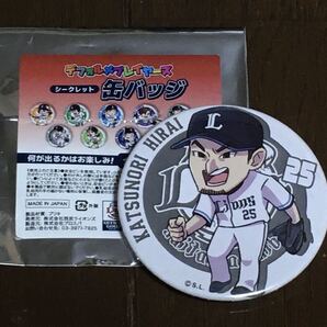埼玉西武ライオンズ 平井克典 25 デフォルメプレイヤーズシークレット 缶バッジ