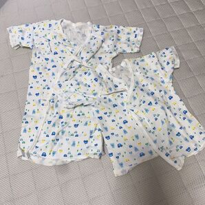 新生児 肌着 出産準備 短肌着 長肌着 2枚セット