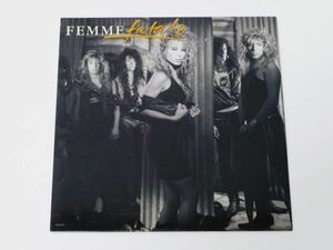 盤質良！US盤 米盤 LP / FEMME FATALE /ファム・ファタル / レディー・ヴォーカル / グラムメタル / MCA / 1988年 「袋交換済」