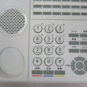 Ω ZZ2 13964# 保証有 キレイめ NEC【 DTK-24D-1D(WH)TEL 】(6台セット) UNIVERGE Aspire WX 24ボタン標準電話機 領収書発行可能の画像4
