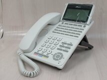 Ω ZZ2 13963# 保証有 キレイめ NEC【 DTK-24D-1D(WH)TEL 】(6台セット) UNIVERGE Aspire WX 24ボタン標準電話機 領収書発行可能_画像6