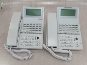 ΩZV3 595 o 保証有 日立 HI-24G-TELSDA MX-01/CX-01 V2 24ボタン多機能電話機 19年製 綺麗目 2台セット・祝10000!取引突破!!