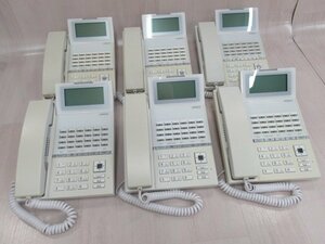 ΩZV3 597 o 保証有 日立 HI-24G-TELSDA MX-01/CX-01 V2 24ボタン多機能電話機 17年製 6台セット・祝10000!取引突破!!