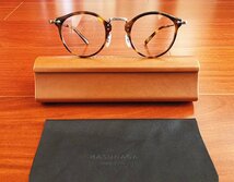 高級モデル・人気作・MASUNAGA・増永眼鏡・GMS-805 高級純チタン・超軽量・鼈甲・眼鏡フレーム_画像2