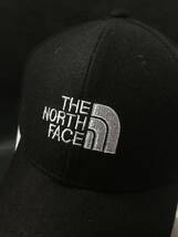 海外セレブ御用達★NORTH FACE★ベルトバックキャップ帽子★ブラック/ホワイト_画像2