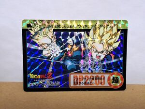 ドラゴンボールZ　カードダス　1994　No.168　トランクス＆孫悟天　バンダイ　現状品