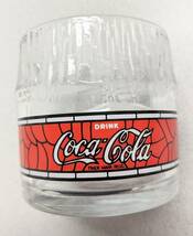 美品 涼しいデザイン コカ・コーラ Coca-Cola グラス1個 昭和レトロ ウイスキー ジュース ドリンク 使用感なし コレクション かわいい レア_画像4