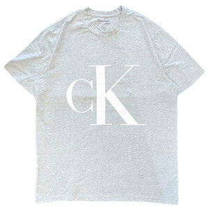 新品 XL 海外限定 Calvin Klein カルバン クライン CK Logo Tee ロゴ 半袖 Tシャツ