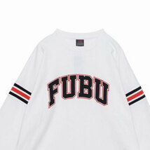 新品 L FUBU フブ Classic Arch Logo embroidery Tee Black 刺繍 アーチ ロゴ 長袖 Tシャツ_画像5
