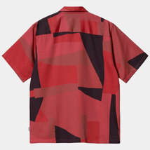 新品 L Carhartt WIP カーハート Shirt 半袖 ジオ サテン リゾート オープン カラー ルーズ フィット シャツ_画像4