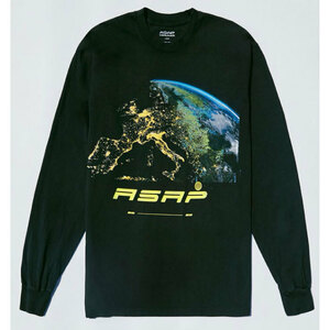 新品 M A$AP World Wide Tee エイサップ ワールドワイド ASAP Rocky Yams Ferg Twelvyy Mob 長袖 Tシャツ