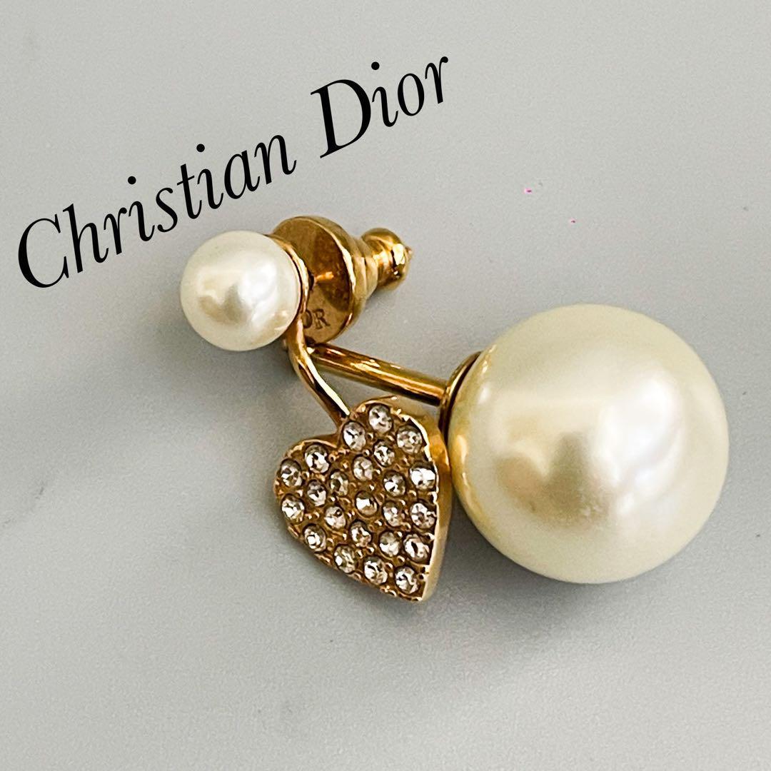 極美品】Christian Dior ピアス フック シルバー ロゴ｜PayPayフリマ