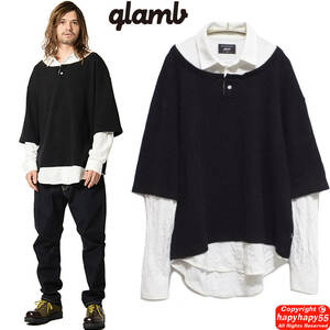  полная распродажа #glamb поддельный Layered рубашка * повторный сооружение большой Silhouette cut and sewn JULIUS Julius N/07 DEVOA vi li Gien Viridi-anne SIVA