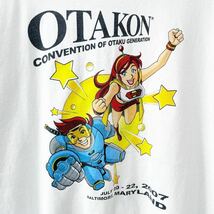 ■激レア■2007's OTAKON オタクフェス Tシャツ XL オタコン 昭和 アニメ レトロ 90s USA製 ビンテージ_画像4