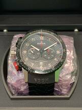 【良品】 EDOX クロノラリー1 10305-3NR-NR クォーツ時計 エドックス ラバーベルト ※電池切れ_画像1