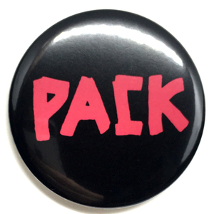 デカ缶バッジ The PACK ザ・パック 70's Punk オブスキュアパンク
