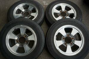 即決 ブリヂストン DUELER H/L683 175/80R16 ジムニー純正 アルミホイール 5.5J +22 PCD139.7 JA11 JA22 JB23 等 車検 ノーマル戻し*944