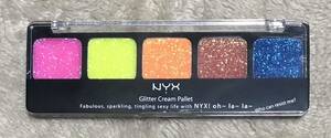 NYX グリッタークリームパレット