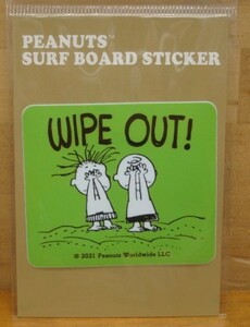 新品SNOOPY PEANUTS SURF BOARD STICKER（スヌーピーサーフボードステッカー） SNP-21006