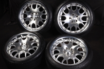 ★バリ山 225/40R18 RAYS Sebringアルミ Continental EcoContact 6 ラジアル 2020年製4本セット 114.3/5H_画像1