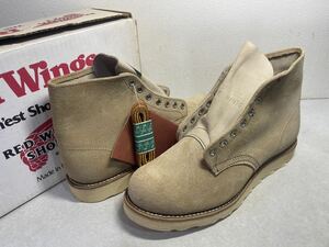 REDWING レッドウィング 8167 スウェードプレーントゥ 97年製 半円犬タグ US8 E 未使用 DEADSTOCK vintage