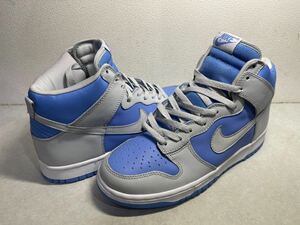 NIKE DUNK HIGH LE ダンク ハイ NT GREY/NT GREY-UNIVERSITY BLUE 03年製 US9.5 未使用 304717-003