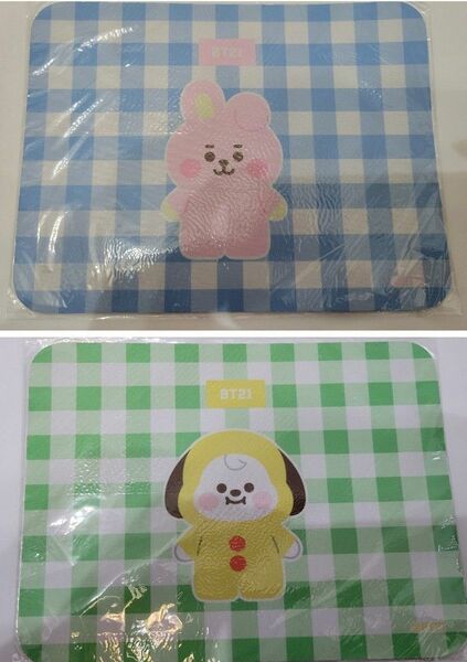 BT21　マウスパッド　COOKY　CHIMMY　BTS