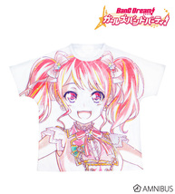 美品 BanG Dream! ガールズバントパーティ! Ani-Art 両面フルグラフィックTシャツ Lサイズ 丸山彩 (Pastel＊Palettes) バンドリ _画像1