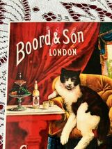 イギリス　ヴィンテージ　パブ　インテリア　ジン　Old Tom Gin オールドトムジン 石膏 ウォール インテリア 猫_画像5