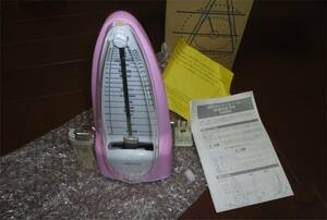 * metronome SEIKO SPM320C Cherry pink musical performance ton po wind instrumental music piano electone .. Classic music 