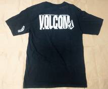 VOLCOM Tシャツ 刺繍ストーン バックプリント トップス カットソー STONE スケートボード スケボー サーフィン スノボ ボルコム_画像1