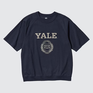 UNIQLO UT XL YALE グラフィックTシャツ UNIVERSITY LOGO イェール ヘビーウェイト（半袖・オーバーサイズフィット）ユニクロ