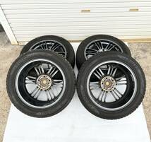 ＊送料込＊RAYS FOUNDRY タイヤ ホイール スタッドレス 17インチｘ7.0JJ 114.3 +48 215/55R17 16年製 ヨコハマ レイズ 送料無料 1341_画像5