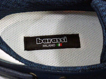 新作２３７６０円【27cm】barassi MILANOバラシ★軽い軽い！メッシュ×革スニーカー_画像5