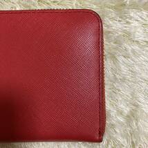 kate spade NEW YORK ケイトスペードニューヨー ク ラウンドジップ 長財布 ロングウォレットPWRU3438 CHERRY LANE LACEY 赤 レッド レザー_画像10