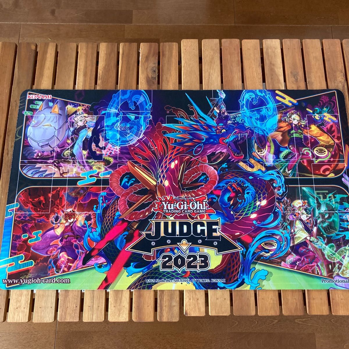 新品未開封】遊戯王 プレイマット 宣告者の神巫 リモート Judge ジャッジ-