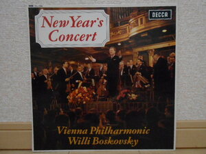 英DECCA SXL-6256 ボスコフスキー NEW YEAR'S CONCERT オリジナル盤