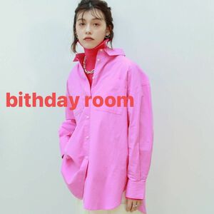 bithday room タイプライターオーバーサイズシャツ