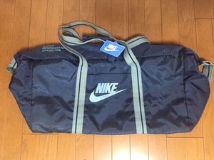 NIKE Nike *1980 year Vintage * Boston bag * nylon × navy 