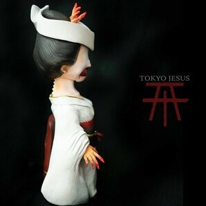 TOKYO JESUS 顔なしの花嫁 鬼レア のっぺらぼう レジン アートトイ 東京ジーザス 着物 ゴースト 幽霊 ゾンビ の画像3