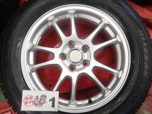 スタッドレス ECO FORME エコフォルムSE-10+ブリヂストンブリザックVRX 205/60R16 10分山★レガシィエクシーガに！stwt16_画像5