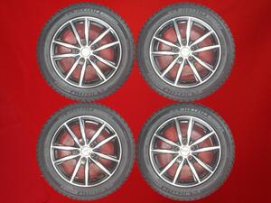 スタッドレス 5Wスポークタイプ1P+ミシュランXーICESNOW 205/55R16 9.5分山★カローラインプレッサに！stwt16