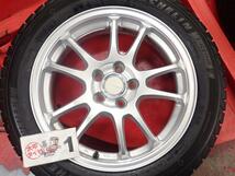 スタッドレス エコフォルムSE-10+ミシュラン X-iCESNOW 175/60R16 9.5分山★ラクティストレジアに！stwt16_画像5