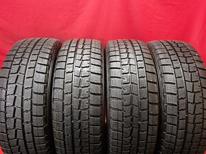 中古スタッドレス 185/65R14 86Q 4本セット ダンロップ ウィンター MAXX 01(WM01) 9.5分山 モビリオスパイク エアウェイブ ファミリア